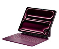 TYPECASE Etui Edge z klawiaturą do iPad Pro 13" 2024/2025 malinowy - 1522741 - zdjęcie 1